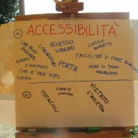 Cartellone sull'accessibilità di Mont'Alfonso