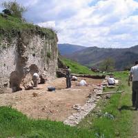 Archaeological excavation in Mont'Alfonso