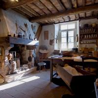 Typical old kitchen of the Garfagnana